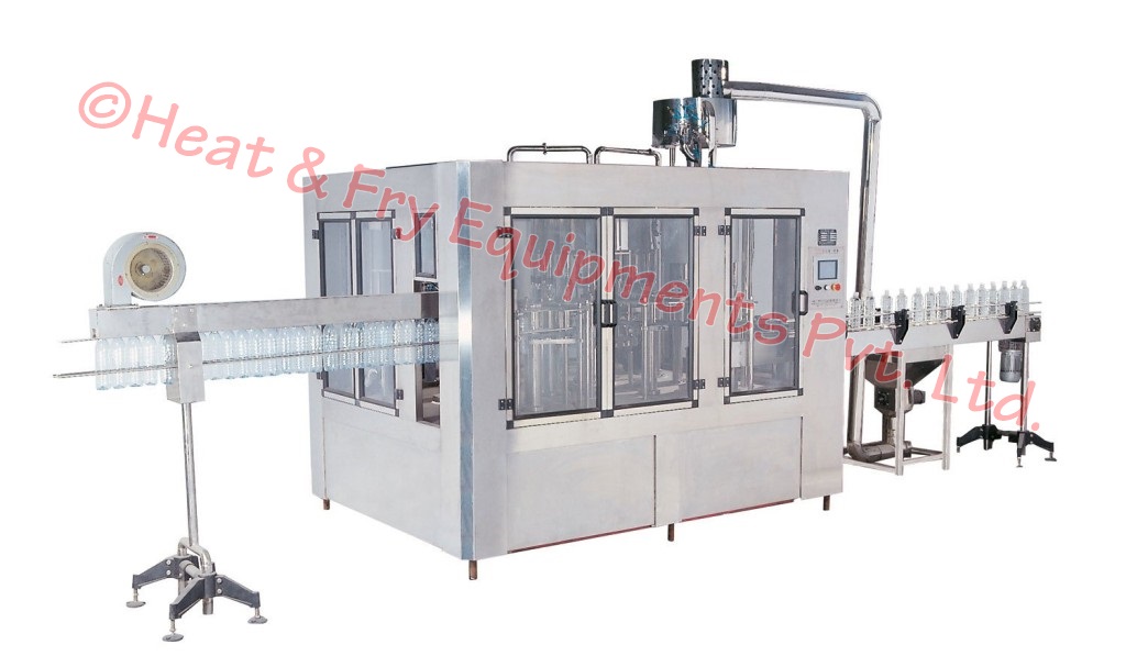 Automatic bottle filling and sealing machine